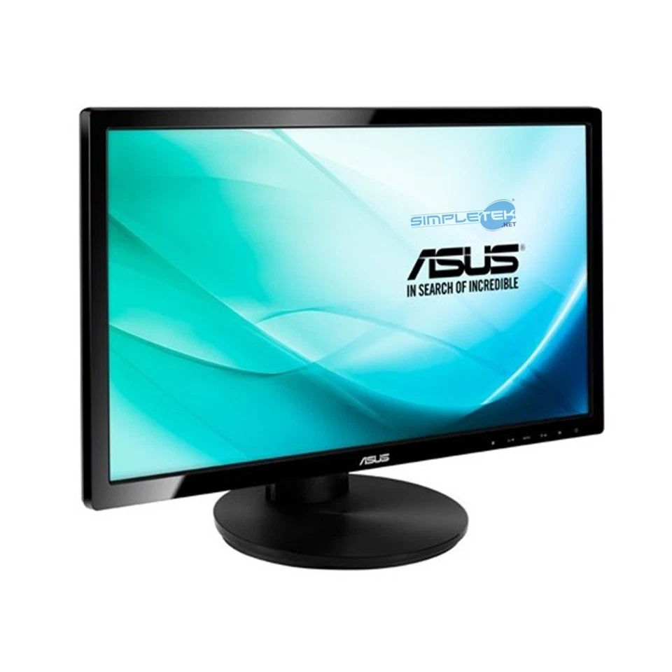 Asus VE228TL Monitor 22 " Full HD DVI VGA Vesa FHD 1080P Screen LCD Display DVR - Image 3 of 4