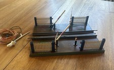 Alter M&auml;rklin Bahn&uuml;bergang Schrankenposten Blech Vorkrieg funktionst&uuml;chtig