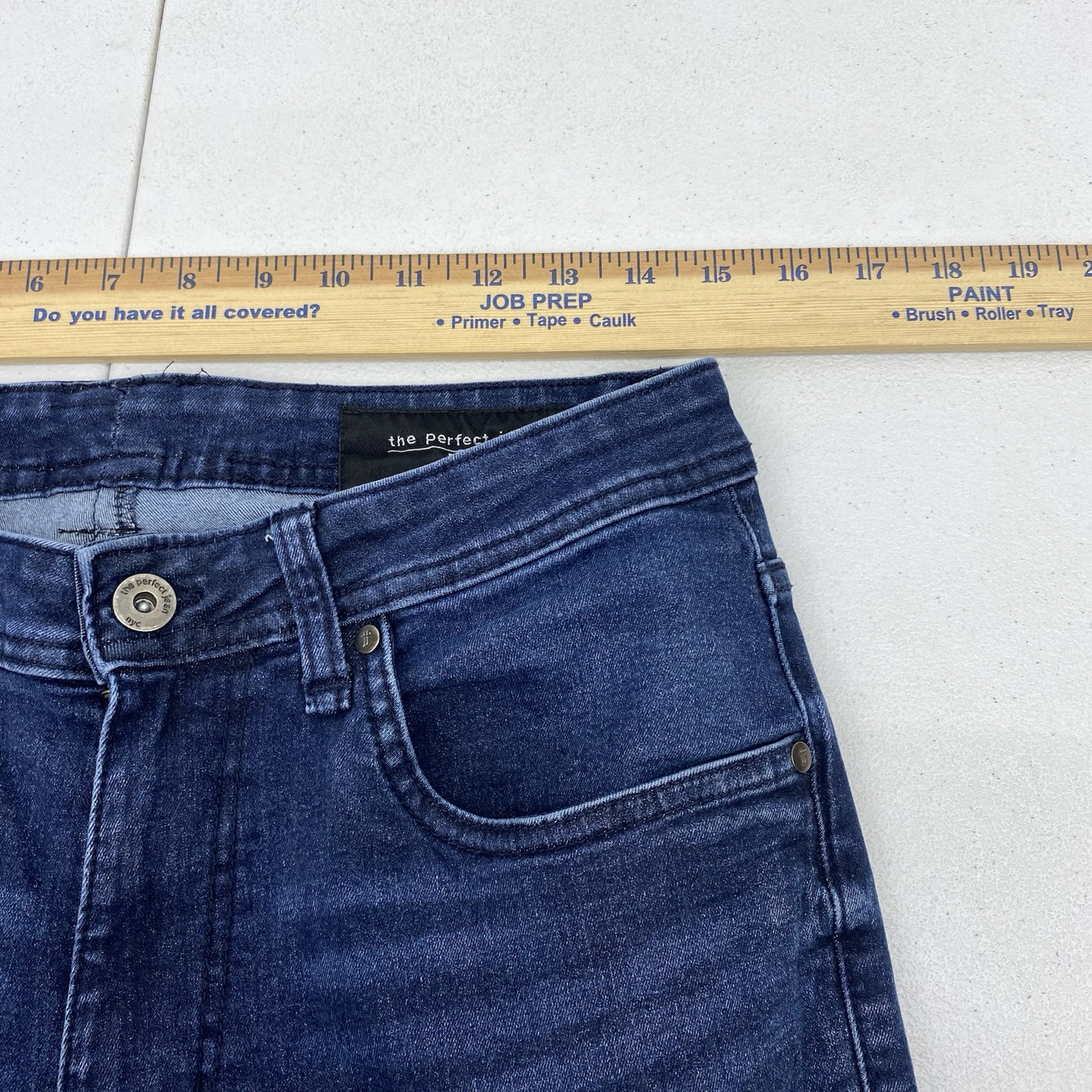 The Perfect Jean NYC Jeans Men's Size 31x30 Stretch Blue denim Slim Fit Preppy