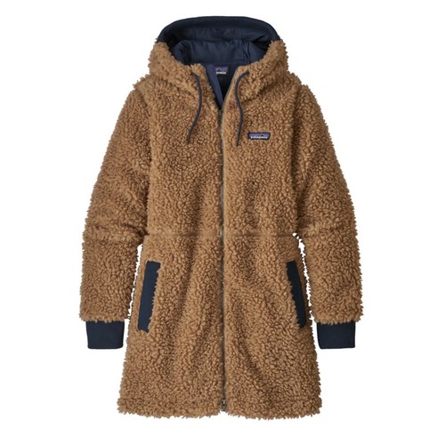 Patagonia Worn Wear Women’s Dusty Mesa Parka Mid Coat Jacket XL Teddy Bear