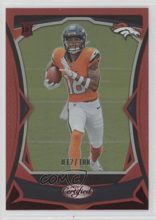 2024 Certified Rookies Red Mirror 12/100 Troy Franklin #177 4g8