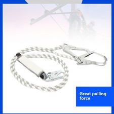 23KN Doppelt Halteseil 6Ft Fallschutz Sicherheitsseil Y-Seil Absturzsicherung