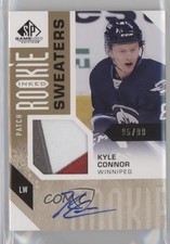 2016 SP Game Used Inked Rookie Sweaters 95/99 Kyle Connor #RS-KC Patch Auto 7b5