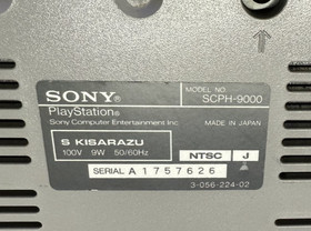 Sony Playstation 1 PS1 SCPH-9000 Game Console Gray Japan USED/WORKS (READ DESC)