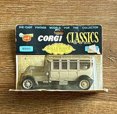 Corgi Classics 1912 Rolls-Royce Silver Ghost #9041 1:64 Diecast Silver