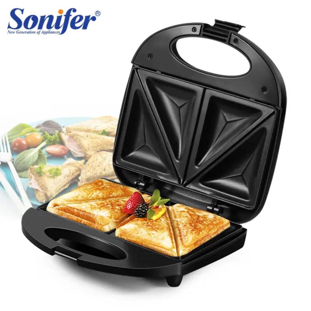 OFFERTA Tostiera Sonifer 750W | Piastra Sandwich Triangolare Non-Stick