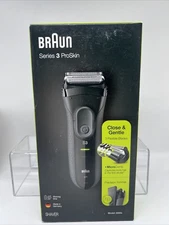 Braun Series 3 ProSkin 3000s Rechargeable Men's Electric Shaver Razor Trimmer