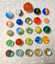 Vintage Marbles Mixed Lot of 25  67 