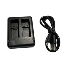 5V/2A 2-Slot USB Type C Battery Charger Charging Hub for Gopro Hero 9 Camera f