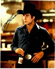John Travolta Urban Cowboys Movie Actor Dancer Signed 8 x 10 Photo TTM COA