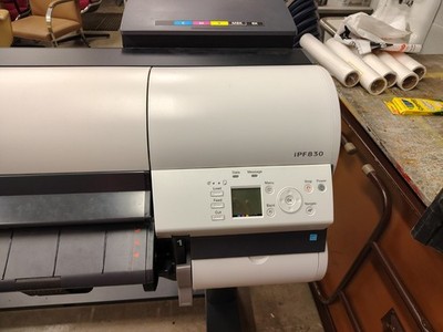 Two Cannon large format printer IPF 830