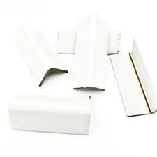 8 PCS 2x2 Inch x 0.92M 5mm White Cardboard Edge Protectors Corner Guards