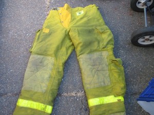 MORNING PRIDE FIREFIGHTER TURNOUT PANTS  SIZE 32-34