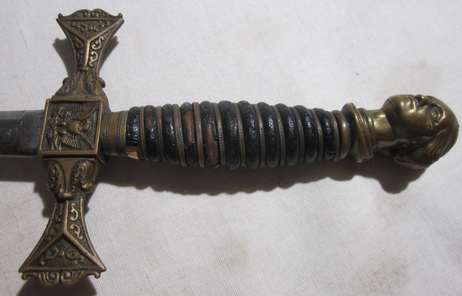 Org Rare P.O.S.A. Patriotic Order Of Sons Of America Sword George Washington