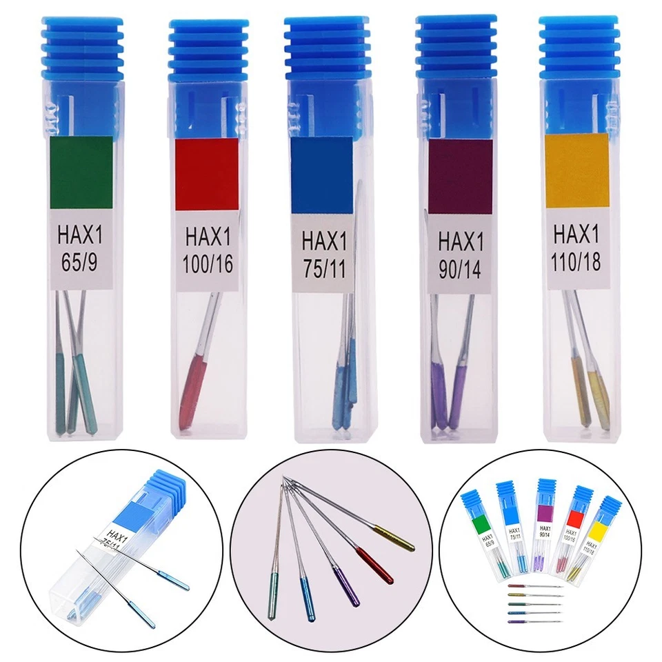 Stretch Fabric Anti Jump Sewing Machine Needle Made Of Flat Design New And - image 3 of 4