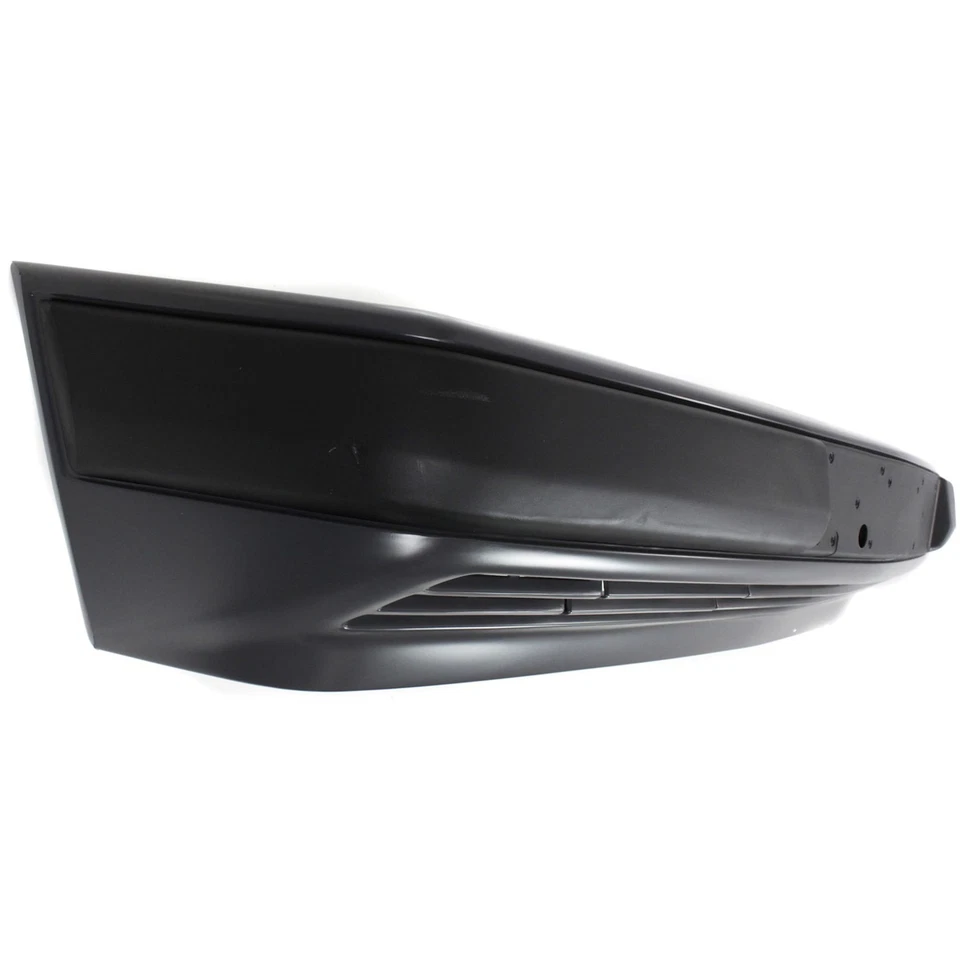 Front Bumper Cover For 1986-1989 Mercedes Benz 300E Primed With Molding Holes - Image 3 of 4
