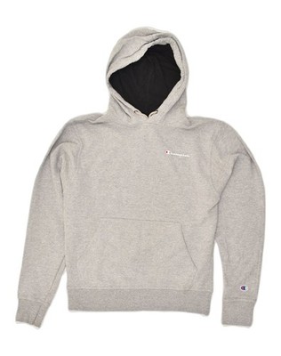 CHAMPION Herren Hoodie Pullover Small Grau Baumwolle AD57