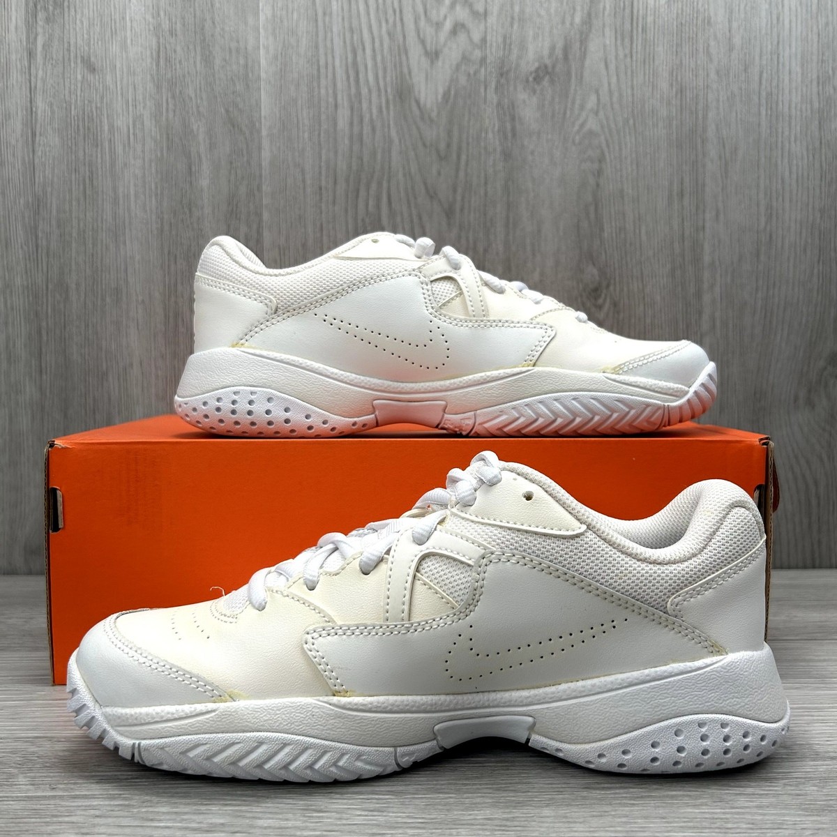 Nike Court Lite White Black Mens AR8836-100 Sneakers Shoes