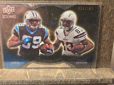 2009 Upper Deck Icons NFL Reflections Gold #D /199 Steve Smith Vincent Jackson