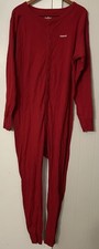 Carhartt Men's Red One-Piece Pajamas PJs Long Johns Union Suit Base Layer 2XL
