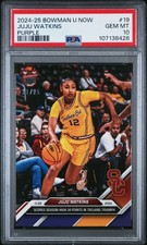 PSA 10 JuJu Watkins 2024 Bowman University Now #19 Purple #21 of 25 Rookie Card