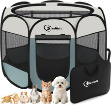 Portable Pet Playpen Dog Cat Puppy Exercise Pen Foldable Indoor Outdoor