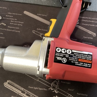 Lightweight High Power 7 Amp 1/2in 230 FT LB Torque 120v Electric