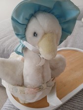 Vtg Beatrix Potter Jemima Puddle Duck Plush Animal by Eden Bonnet  Shawl Tag