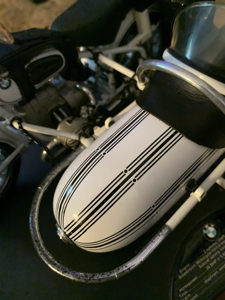 TOOTSIETOY BMW R60-2 moto y sidecar 1960 blanco Foto 4 de 4