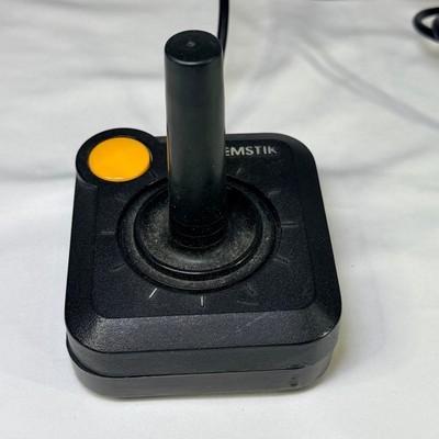 Vintage Gemstik Joystick Controller for Atari 2600 Commodore 64 9-Pin Black