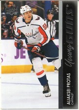 2021-22 Upper Deck -  Aliaksei Protas's .   Young Guns .   rookie card  # 706. rookie card picture