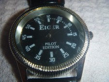 Elger pilot Edition Black Dial Untested