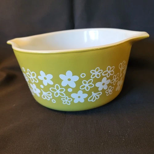Vintage Pyrex Crazy Daisy Mixing Bowl Spring Blossom 1.5 pints
