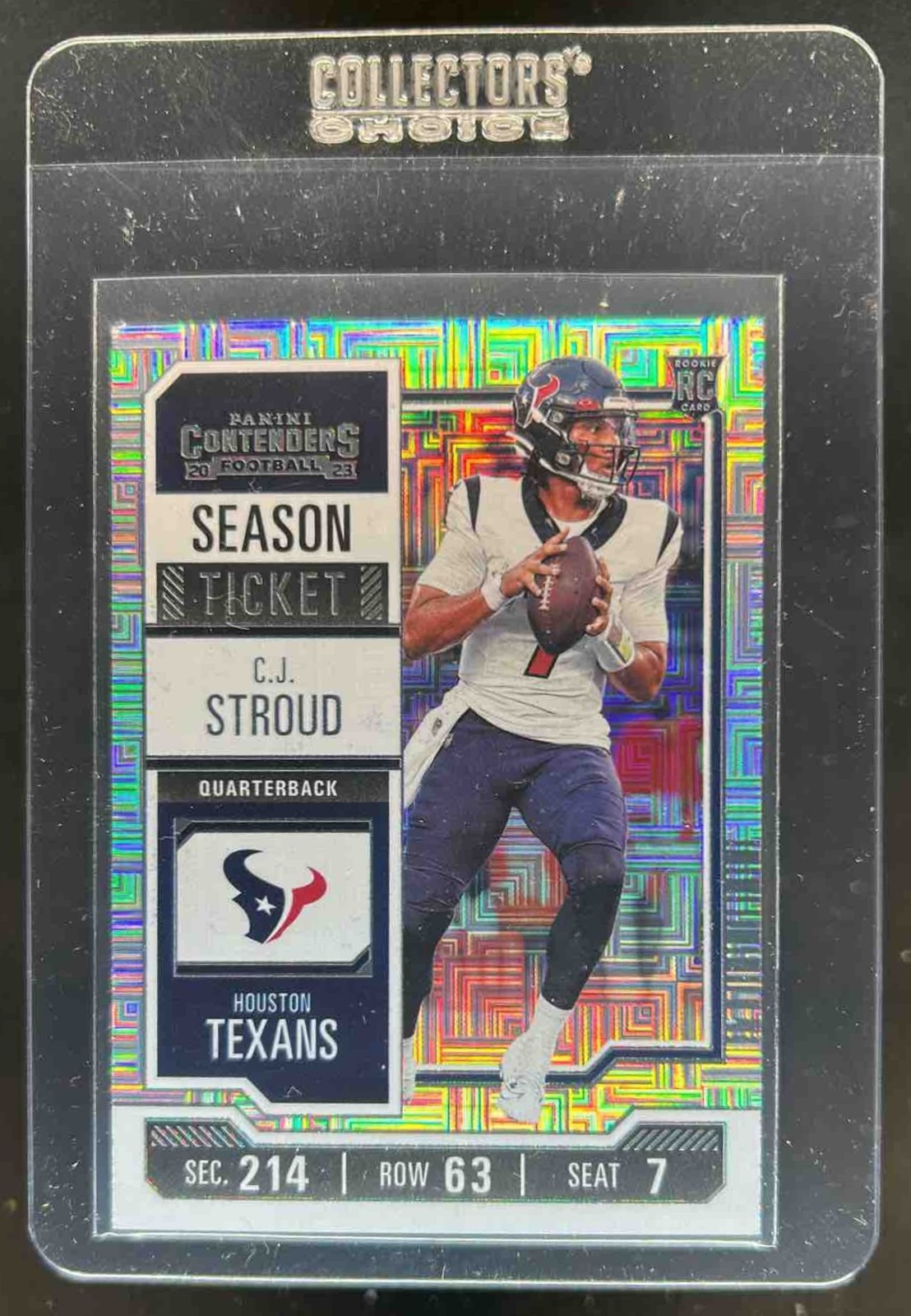 2023 Contenders C.J. Stroud RC Season Ticket FOTL #40 Texans