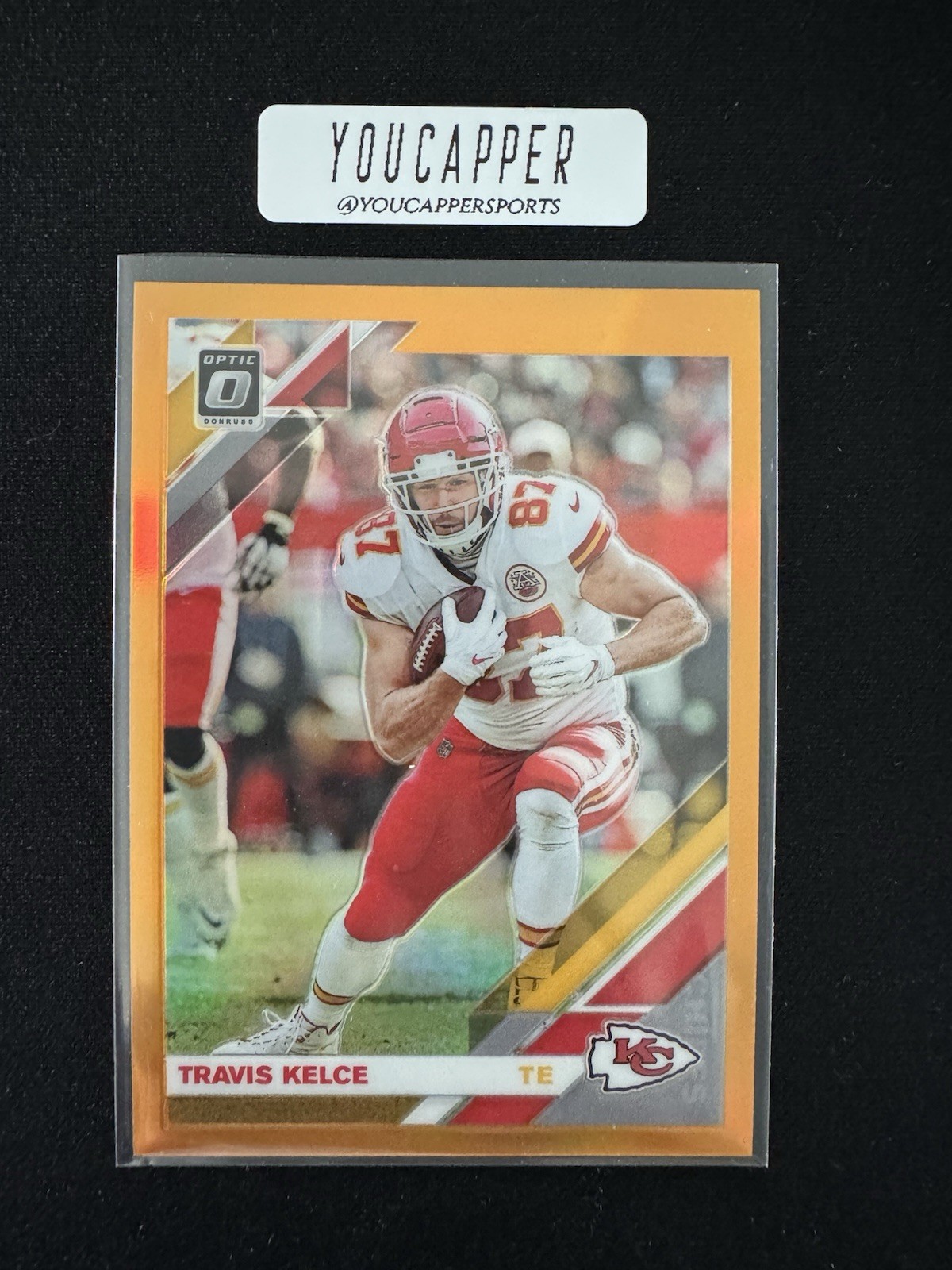 2019 Panini Donruss Optic - Travis Kelce #2 Orange Prizm /199