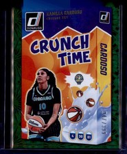 2025 Donruss WNBA #10 Kamilla Cardoso Crunch Time Green Fireworks #/399