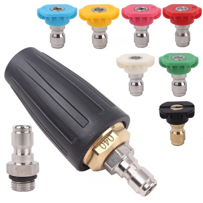 #ad 4000PSI Pressure Washer Turbo Nozzle Tool 1 4#x27;#x27; Quick 360°Rotating Spray Tu $22.17