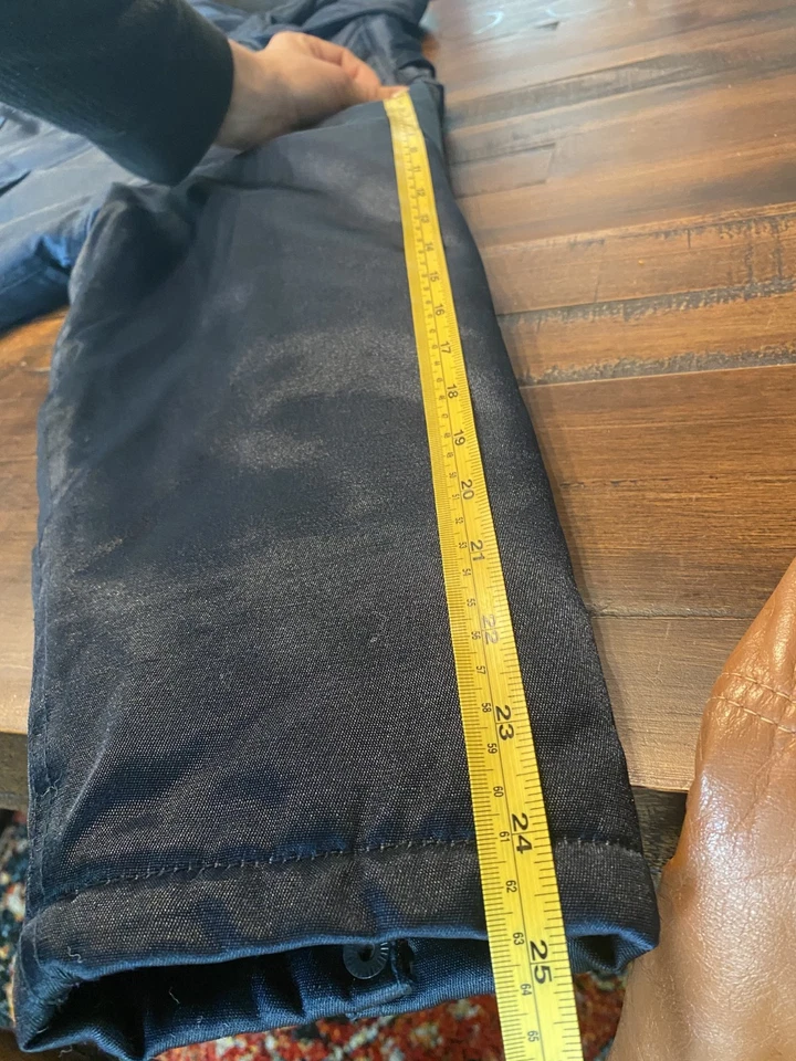 Chaqueta de bombero Schott NY para hombre talla XL azul marino cierre de broche Foto 3 de 4