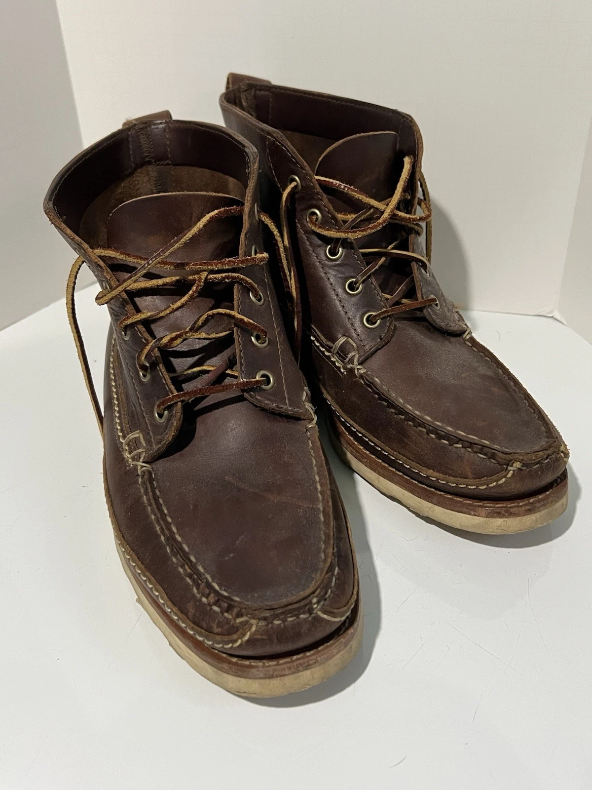 Oak Street Bookmakers Moc Camp Boot Sz 11 D - Brown USA Vibram Soles
Opens in a new window or tab