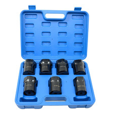 Vehiretl Wheel Bearing Locknut Socket Set 7 Piece Lock Nuts... Vehiretl Wheel Bearing Locknut Socket Set 7 Piece Lock Nuts...