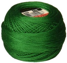 DMC 116 12-699 Pearl Cotton Thread Balls, Green, Size 12