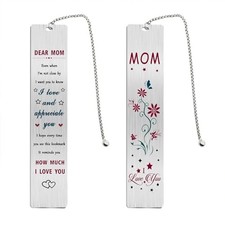 Mothers Day Bookmark Gifts for Mom, Happy Birthday Mom Bookmark, I Love My