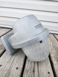 Holophane Prismatic Street Light Industrial Light Antique Lamp