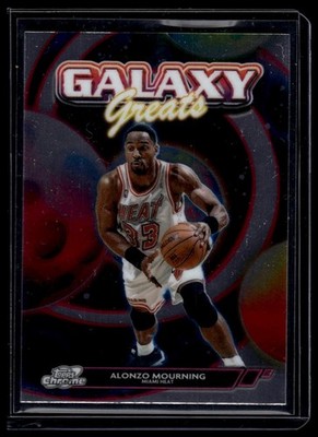 2025-26 Topps Chrome Cosmic #GG-14 Alonzo Mourning Galaxy Greats