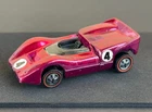 Vintage Hot Wheels Redline 1969 Rose Pink McLaren M6A US - Clean Car!