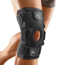 Knee Brace Hinged for Meniscus Tear Support, Adult Small, Black