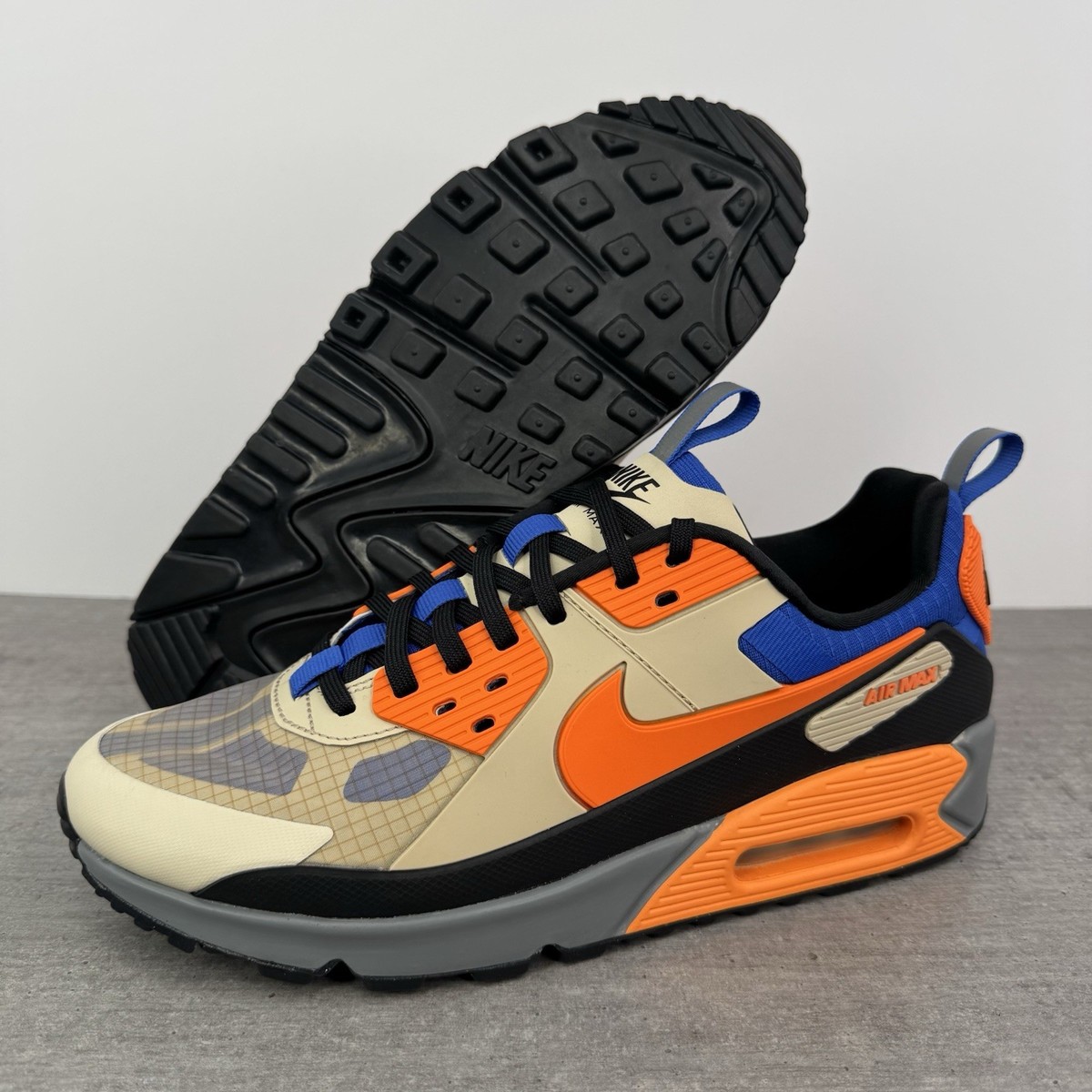 Nike Air Max 90 Drift 'Mowabb' Beige/Blue/Orange FB2877-200 Men's Size