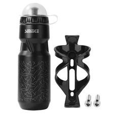 Mountain Bike Bicycle Cycling Water Drink Bottle and Holder Cage Sports 750ML UK