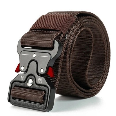 2x Taktischer Gürtel verstellbar Outdoor Jagd Sport robust Unisex Gürtel