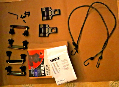 Car Roof Box Parts - Thule Kit 1131 - Clamps, Brackets, Straps FOR SPARE PARTS